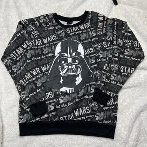 Star Wars‎ black sweatshirt size small Darth Vader